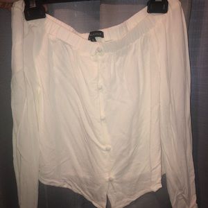 Off the shoulder shirt